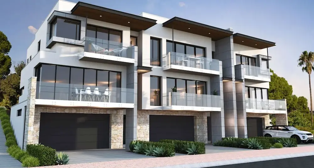 Military Road, Tennyson Modern single-story home with gated entrance, black metal fencing, and covered garage.